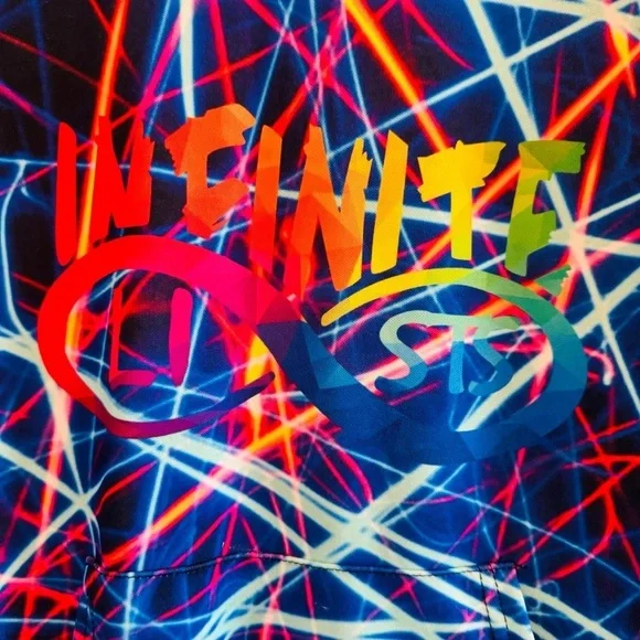 Boys Hooded Sweatshirt Infinite LI STS Caylus Official Merch Hoodie Size… - Picture 2 of 5